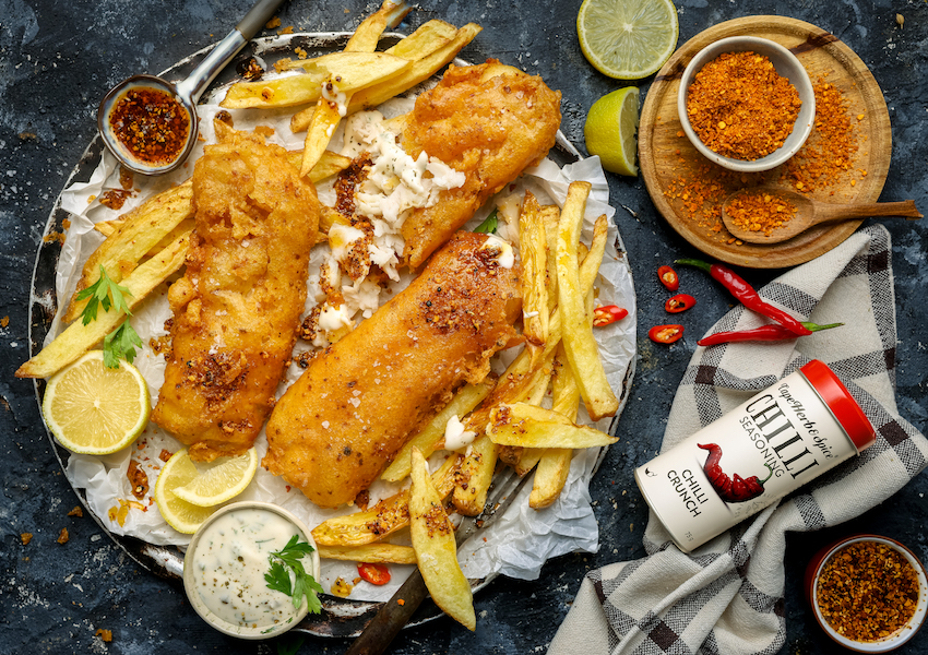 Chilli Crunch Fried Cape Whiting & Chips